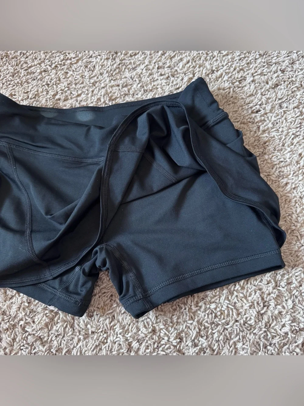 Nike Black Tennis Skirt with Built-In Shorts